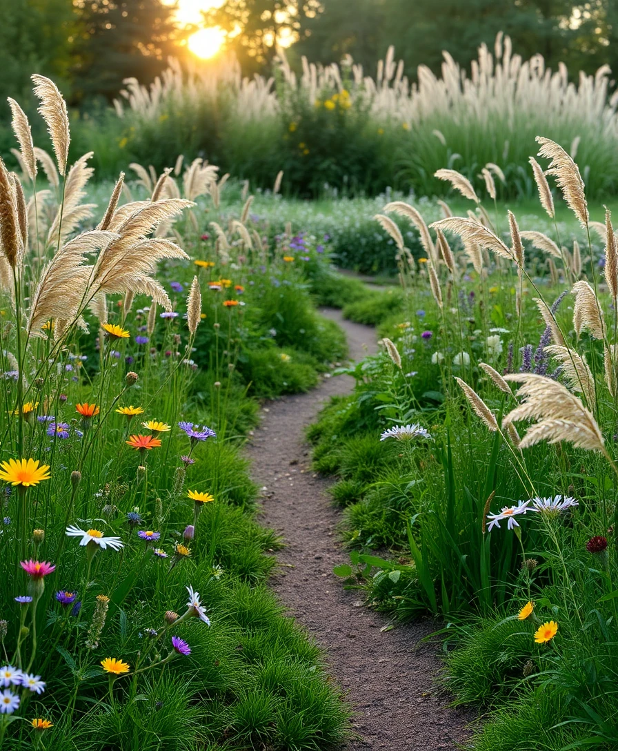 Wildflower meadow garden